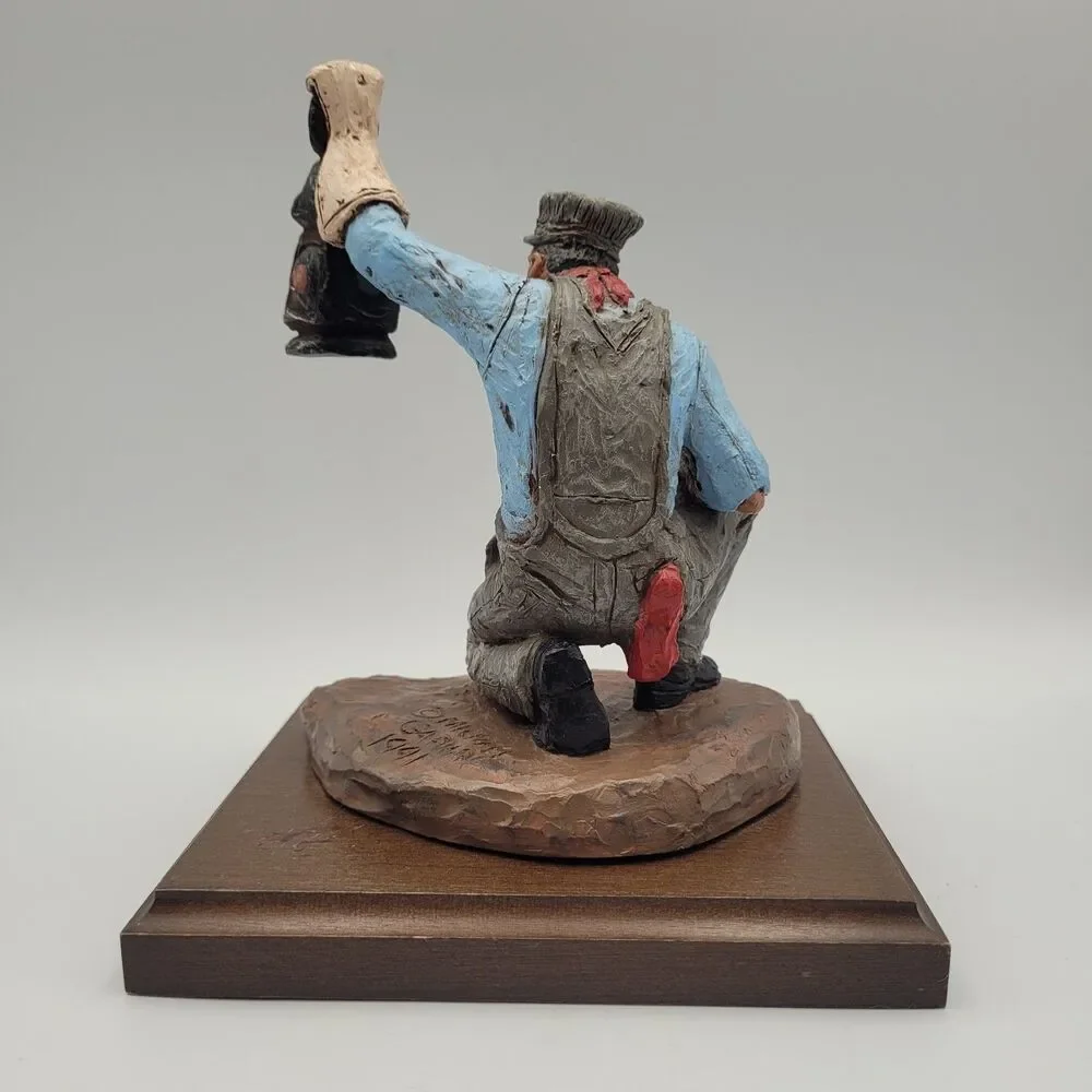 VTG Michael Garman Brakeman #240 Handpainted Sculpture Figure 7